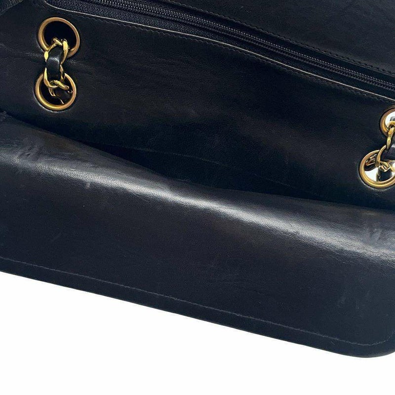 シャネル チェーンショルダーバッグ マトラッセ23 ココマーク ダブルチェーン A01113 CHANEL バッグ 黒