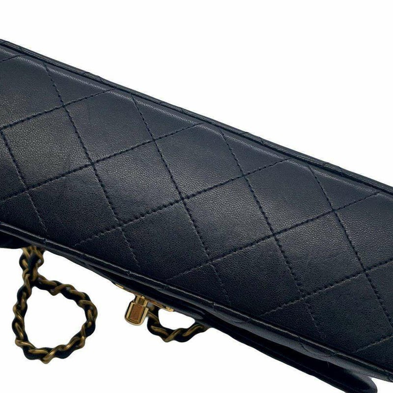 シャネル チェーンショルダーバッグ マトラッセ23 ココマーク ダブルチェーン A01113 CHANEL バッグ 黒