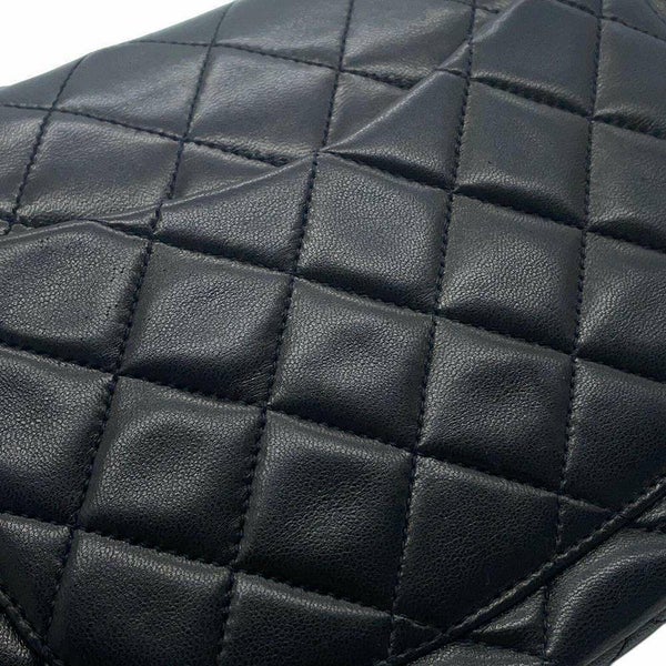 シャネル チェーンショルダーバッグ マトラッセ23 ココマーク ダブルチェーン A01113 CHANEL バッグ 黒