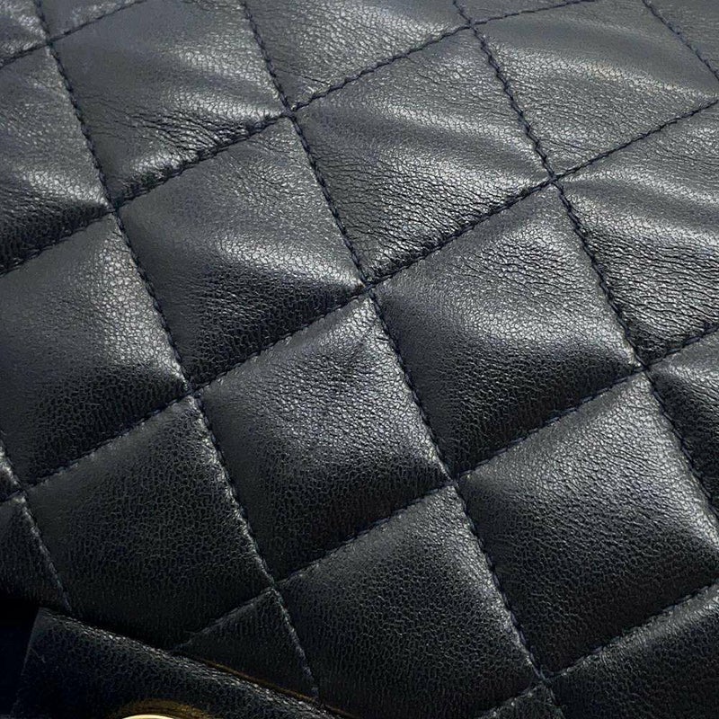 シャネル チェーンショルダーバッグ マトラッセ23 ココマーク ダブルチェーン A01113 CHANEL バッグ 黒