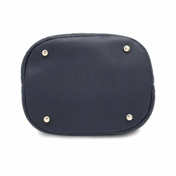 シャネル チェーンショルダーバッグ ココマーク マトラッセ 巾着 キャビアスキン AS0894 CHANEL 2way