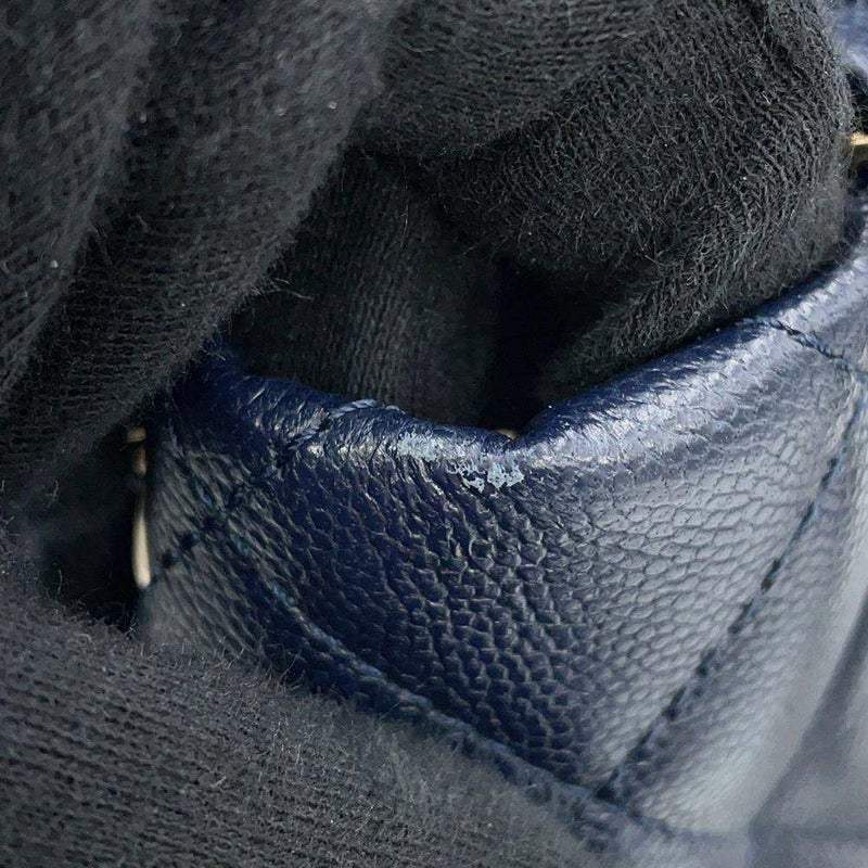 シャネル チェーンショルダーバッグ ココマーク マトラッセ 巾着 キャビアスキン AS0894 CHANEL 2way