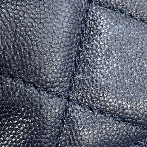 シャネル チェーンショルダーバッグ ココマーク マトラッセ 巾着 キャビアスキン AS0894 CHANEL 2way