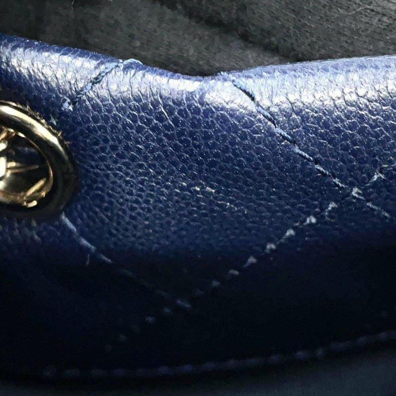 シャネル チェーンショルダーバッグ ココマーク マトラッセ 巾着 キャビアスキン AS0894 CHANEL 2way