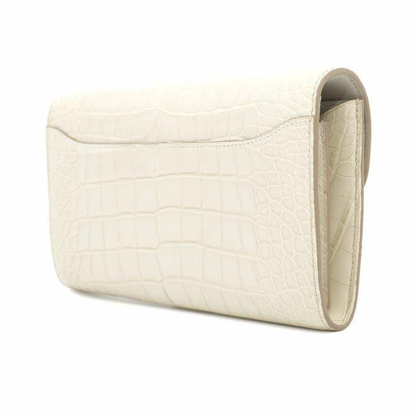 エルメス 長財布 コンスタンス トゥーゴー ロング ベトン/ゴールド金具 アリゲーターマット B刻印 財布