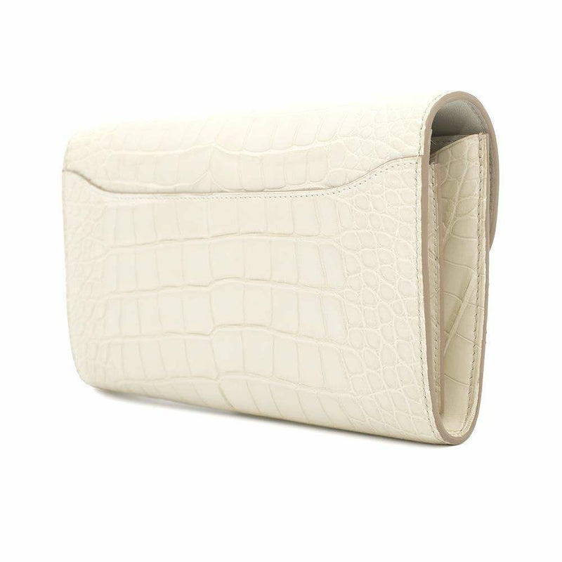 エルメス 長財布 コンスタンス トゥーゴー ロング ベトン/ゴールド金具 アリゲーターマット B刻印 財布