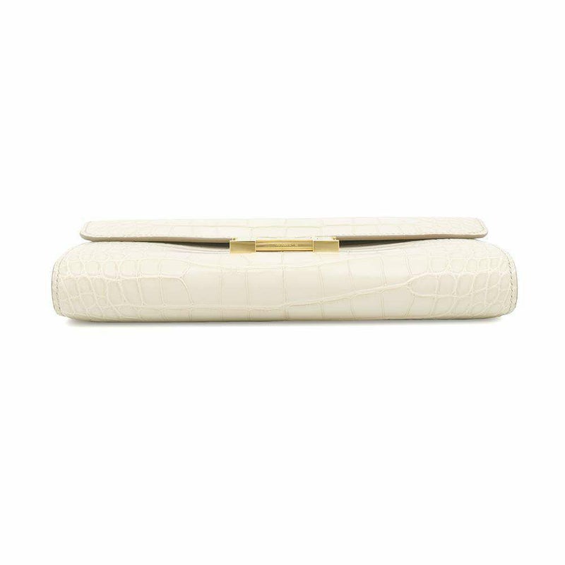 エルメス 長財布 コンスタンス トゥーゴー ロング ベトン/ゴールド金具 アリゲーターマット B刻印 財布