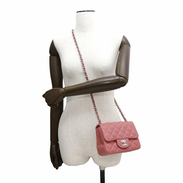 シャネル チェーンショルダーバッグ マトラッセ ココマーク ラムスキン ミニマトラッセ A35200 CHANEL シングルチェーン