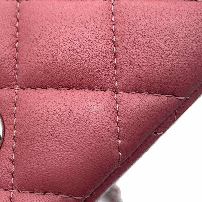 シャネル チェーンショルダーバッグ マトラッセ ココマーク ラムスキン ミニマトラッセ A35200 CHANEL シングルチェーン