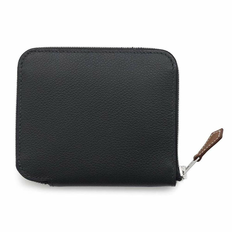 エルメス コインケース アザップコンパクト シルクイン キャバン/シルバー金具 エバーカラー W刻印