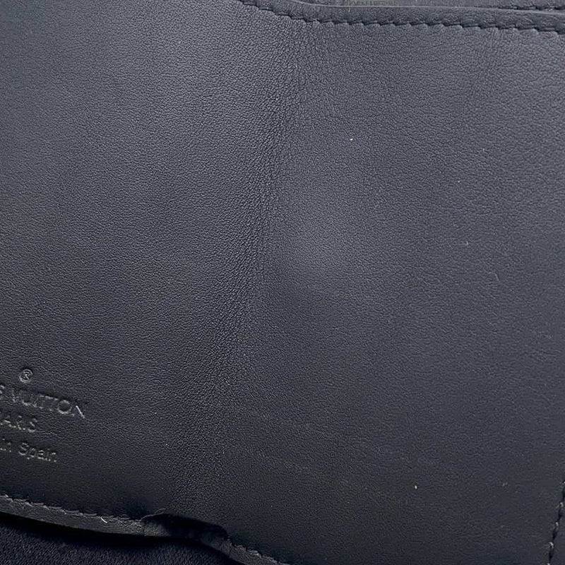 ルイヴィトン 三つ折り財布 モノグラム・シャドウ ディスカバリー・コンパクト ウォレットM67631 ブラック 黒