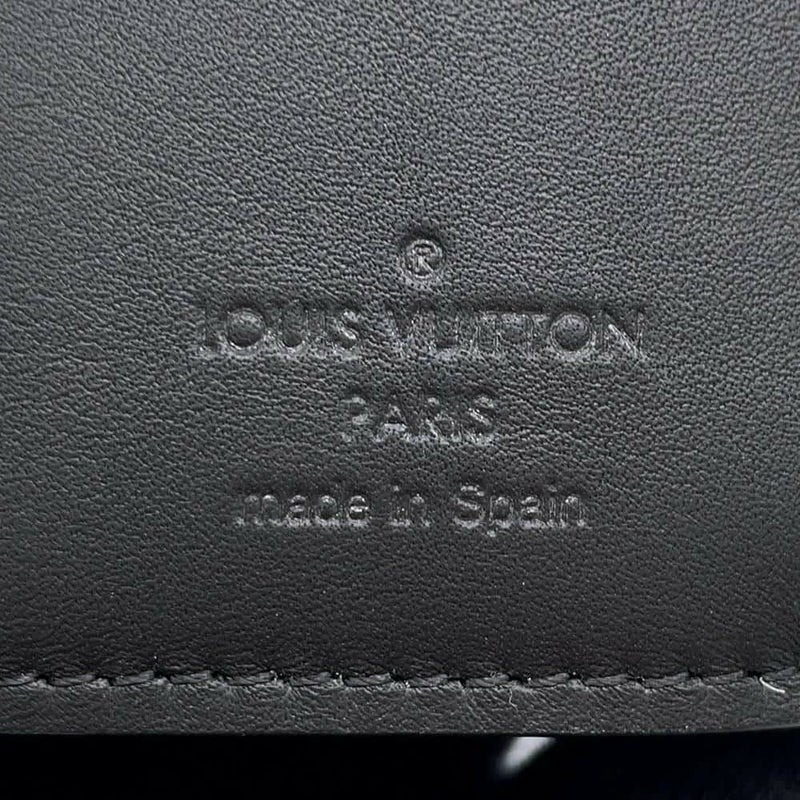 ルイヴィトン 三つ折り財布 モノグラム・シャドウ ディスカバリー・コンパクト ウォレットM67631 ブラック 黒