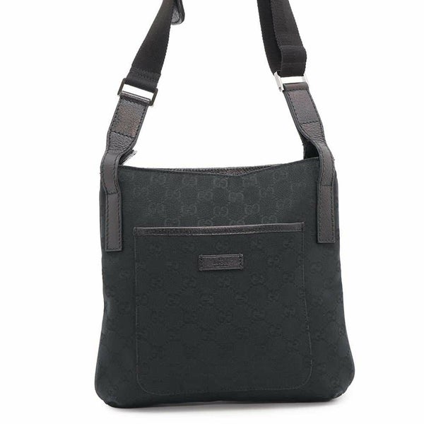 グッチ ショルダーバッグ GGキャンバス 122793 GUCCI バッグ 黒 メンズ
