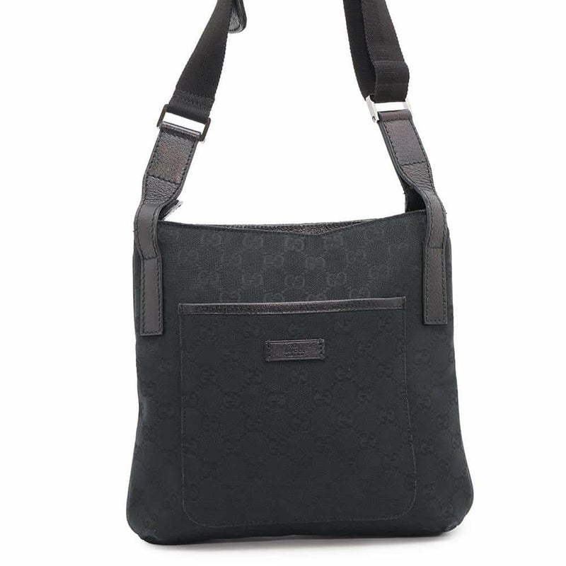 グッチ ショルダーバッグ GGキャンバス 122793 GUCCI バッグ 黒 メンズ