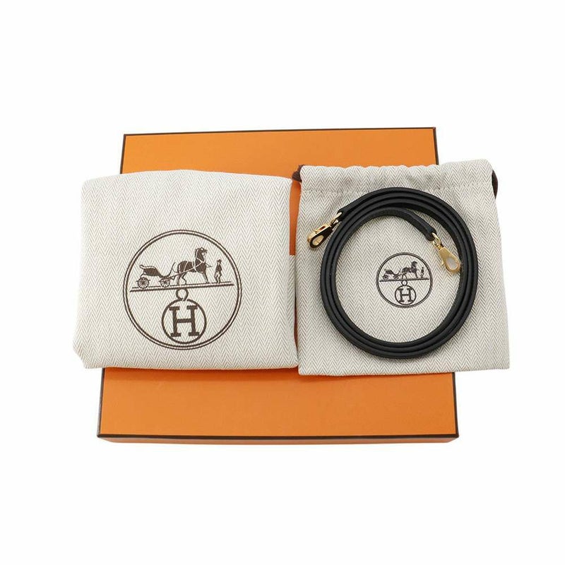 エルメス ハンドバッグ ミニケリー2 外縫い ブラック/ゴールド金具 エプソン W刻印 2wayショルダー 黒