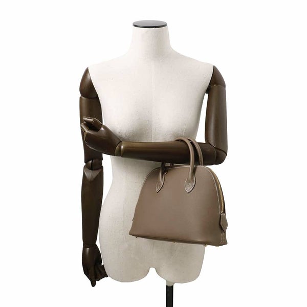 エルメス ボリード1923 25 エトゥープ/ゴールド金具 エバーカラー W刻印 2wayショルダー