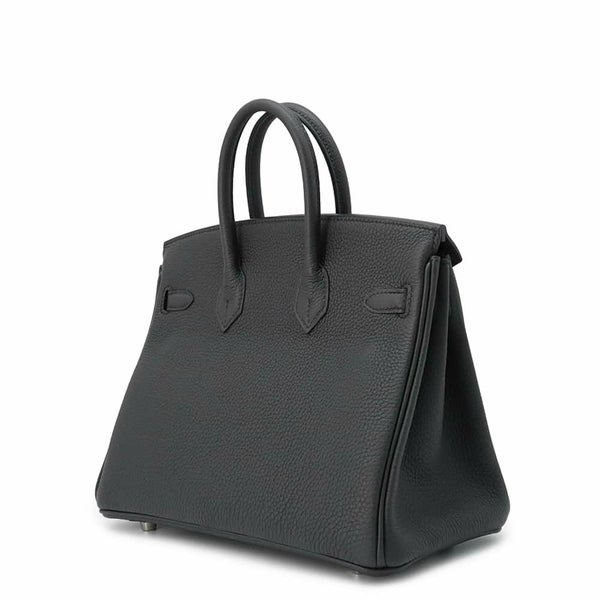 エルメス バーキン25 ヴェルソ プロン/ヴェールオリーブ/シルバー金具 トゴ K刻印 HERMES Birkin ハンドバッグ