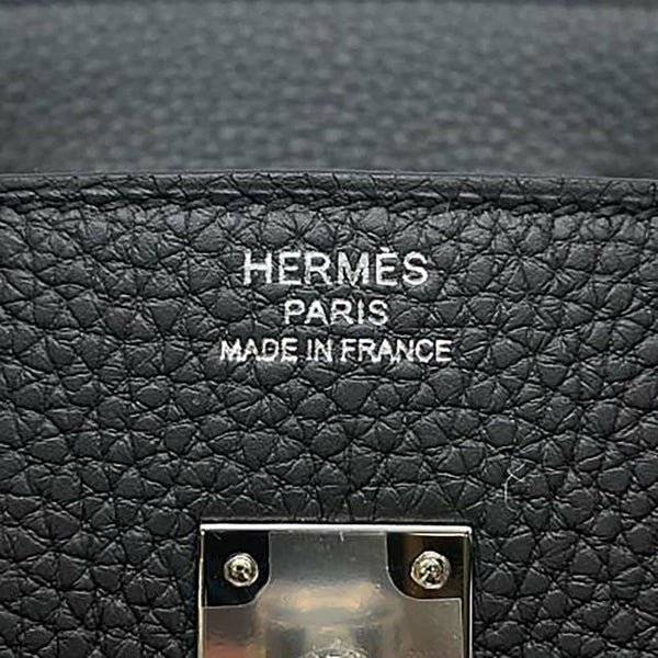 エルメス バーキン25 ヴェルソ プロン/ヴェールオリーブ/シルバー金具 トゴ K刻印 HERMES Birkin ハンドバッグ