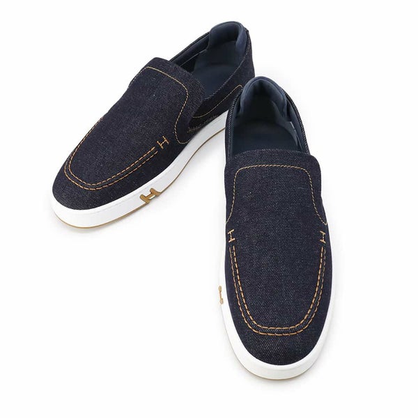 エルメス スニーカー キディ デニム メンズサイズ42 HERMES 靴 スリッポン