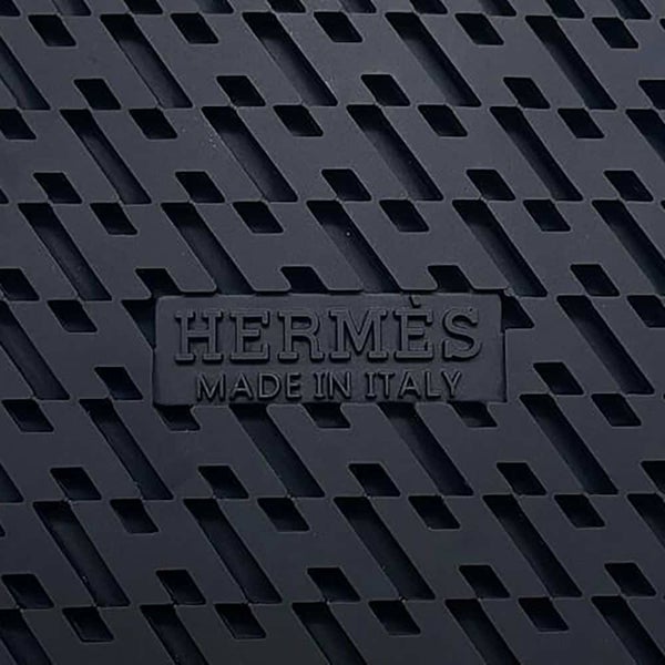 エルメス サンダル カジミール レザー メンズサイズ42 HERMES 靴 黒