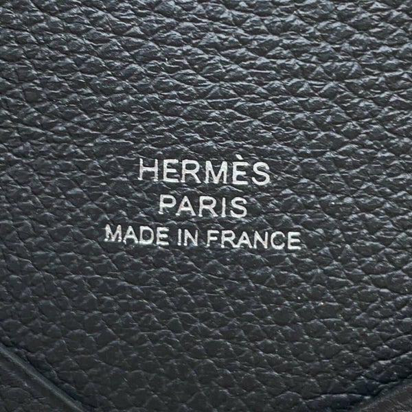 エルメス カードケース カルヴィ プロン/シルバー金具 エバーカラー U刻印 HERMES 名刺入れ
