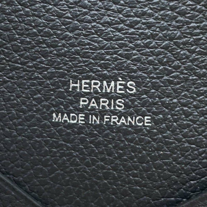 エルメス カードケース カルヴィ プロン/シルバー金具 エバーカラー U刻印 HERMES 名刺入れ