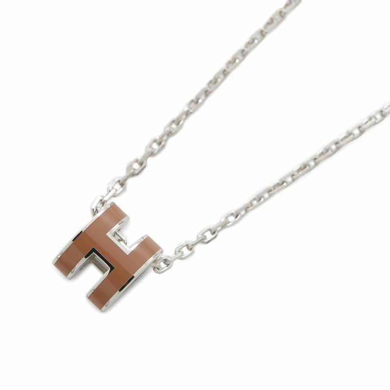 エルメス ネックレス ミニ・ポップアッシュ ニューゴールド/シルバー金具 HERMES アクセサリー