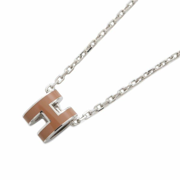 エルメス ネックレス ミニ・ポップアッシュ ニューゴールド/シルバー金具 HERMES アクセサリー