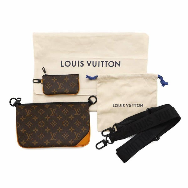ルイヴィトン ショルダーバッグ モノグラム・マカサー トリオ・メッセンジャー M46694 LOUIS VUITTON