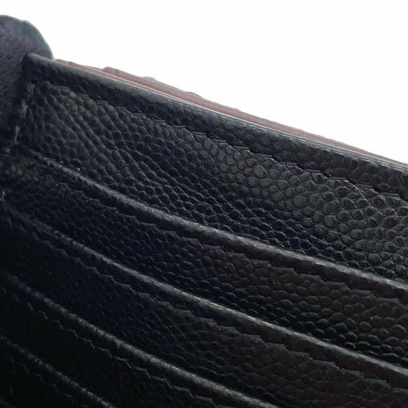 シャネル コインケース マトラッセ ココマーク キャビアスキン AP3179 CHANEL フラグメント カードケース 黒