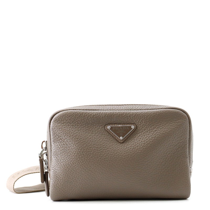 プラダ ボディバッグ ヴィッテロダイノ ショルダーバッグ トライアングルロゴ レザー 2VH184 PRADA ウエストポーチ