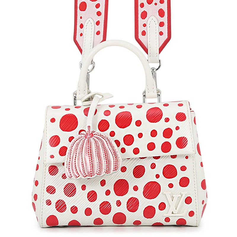 ルイヴィトン ハンドバッグ エピ LV×YK クリュニー MINI M21722 ヴィトン バッグ 2way ショルダーバッグ 草間彌生 白
