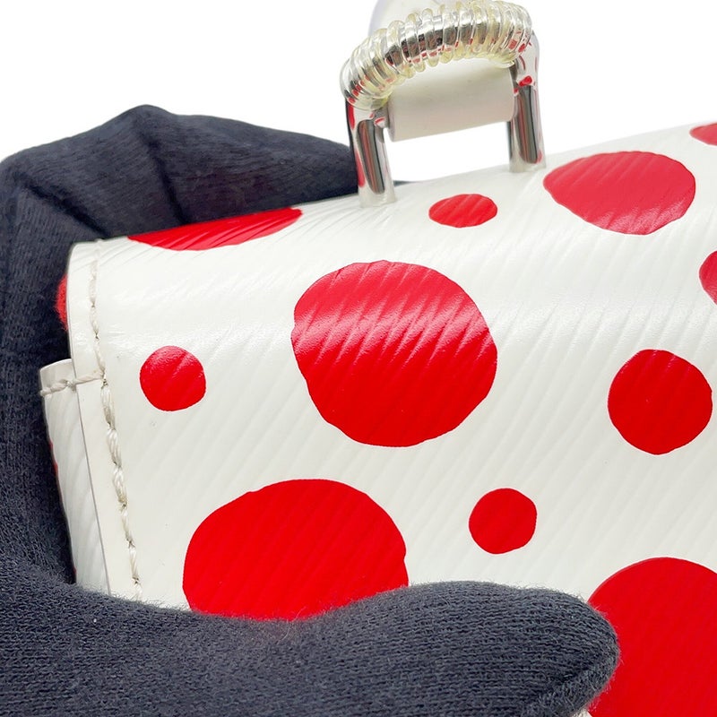 ルイヴィトン ハンドバッグ エピ LV×YK クリュニー MINI M21722 ヴィトン バッグ 2way ショルダーバッグ 草間彌生 白