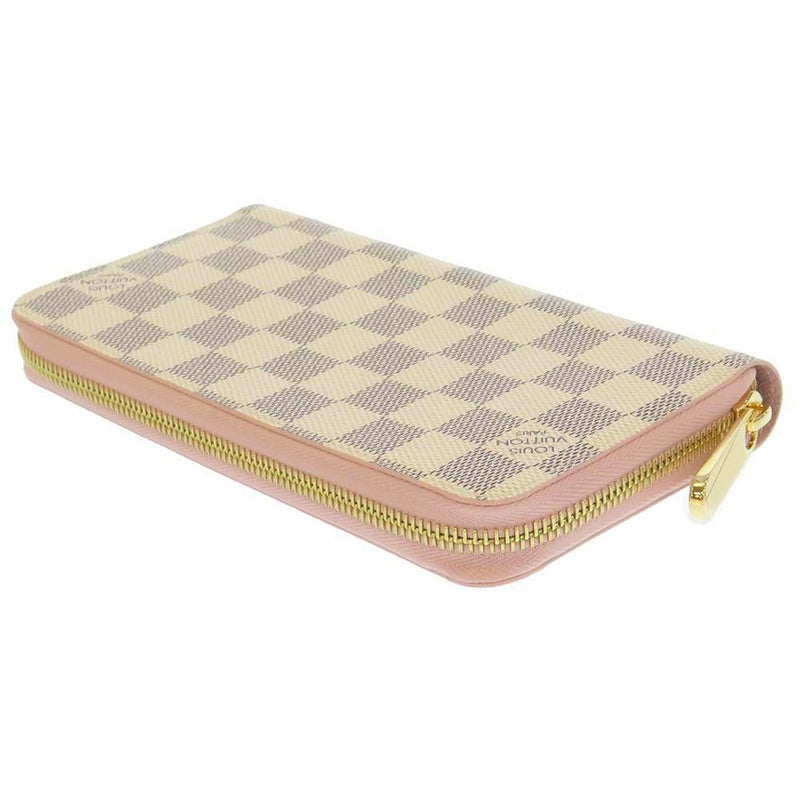 ルイヴィトン 長財布 ダミエアズール ジッピーウォレット ローズバレリーヌ N63503 LOUIS VUITTON ヴィトン 財布