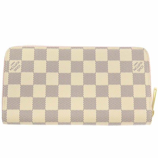 ルイヴィトン 長財布 ダミエアズール ジッピーウォレット ローズバレリーヌ N63503 LOUIS VUITTON ヴィトン 財布