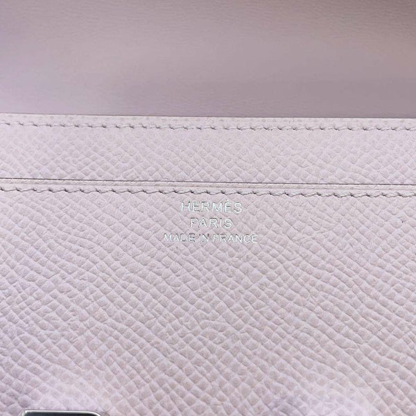 エルメス 長財布 コンスタンス トゥーゴー ロング モーヴペール/シルバー金具 ヴォーエプソン U刻印