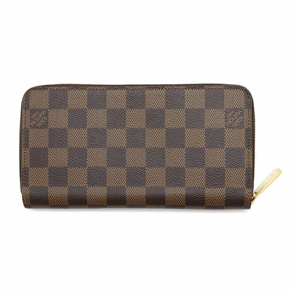 ルイヴィトン 長財布 ダミエ・エベヌ ジッピー・ウォレット N41661 LOUIS VUITTON