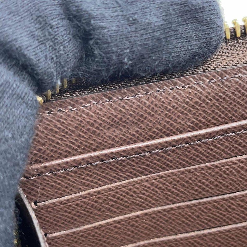 ルイヴィトン 長財布 ダミエ・エベヌ ジッピー・ウォレット N41661 LOUIS VUITTON