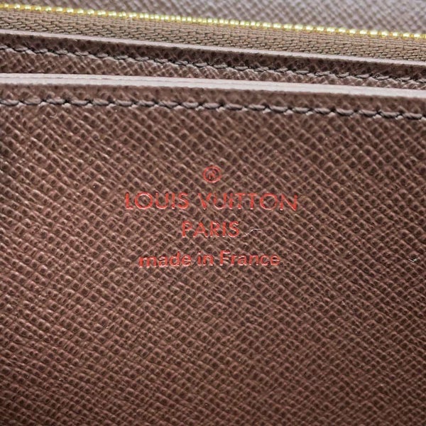 ルイヴィトン 長財布 ダミエ・エベヌ ジッピー・ウォレット N41661 LOUIS VUITTON