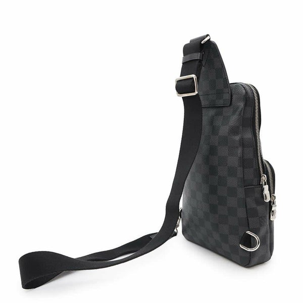 ルイヴィトン ボディバッグ ダミエ・グラフィット アヴェニュー・スリングバッグ N41719 LOUIS VUITTON 黒 ブラック
