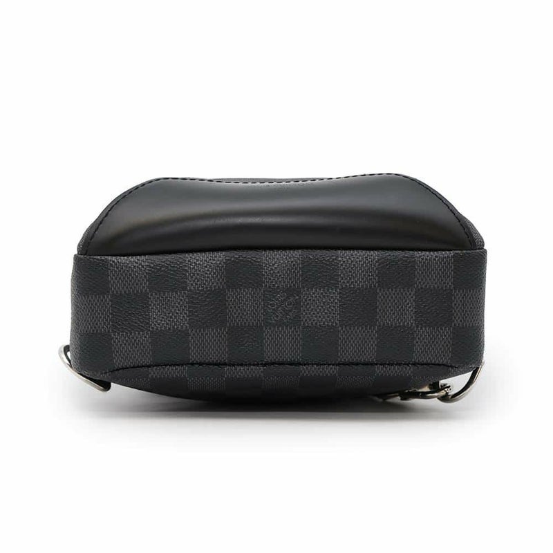ルイヴィトン ボディバッグ ダミエ・グラフィット アヴェニュー・スリングバッグ N41719 LOUIS VUITTON 黒 ブラック