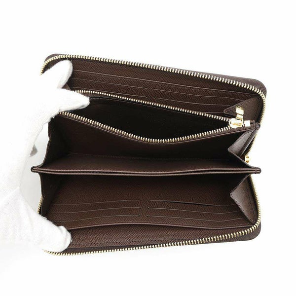 ルイヴィトン 長財布 ダミエ・エベヌ ジッピー・ウォレット N41661 LOUIS VUITTON 財布