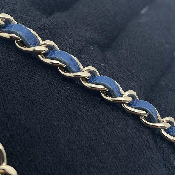 シャネル チェーンショルダーバッグ デニム マトラッセ ココマーク AP2603 CHANEL ミニバッグ