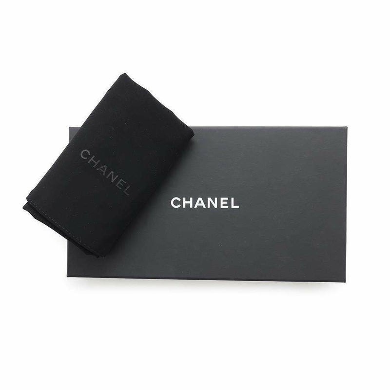 シャネル チェーンショルダーバッグ ボーイシャネル ジップフォンケース キャビアスキン AP2756 CHANEL 黒