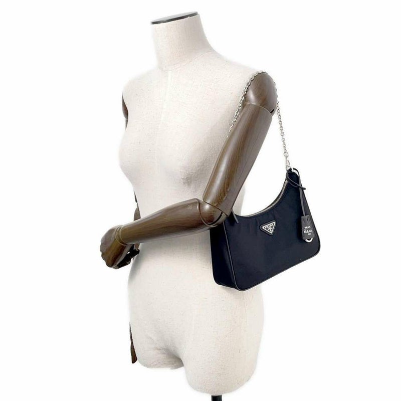 プラダ ショルダーバッグ Re-Edition2005 ナイロン 1BH204 PRADA 2wayバッグ 黒