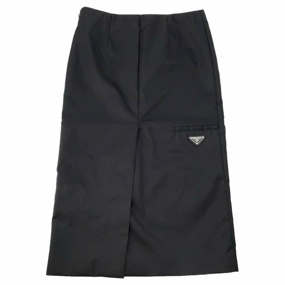 プラダ スカート 三角ロゴ ナイロン レディースサイズ36 21H924 PRADA