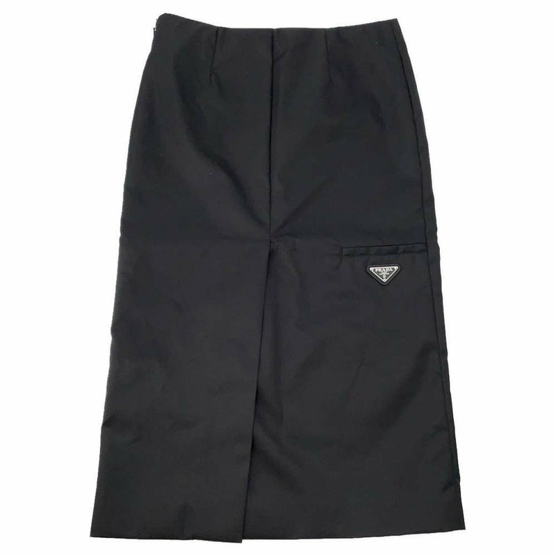 プラダ スカート 三角ロゴ ナイロン レディースサイズ36 21H924 PRADA アパレル 黒