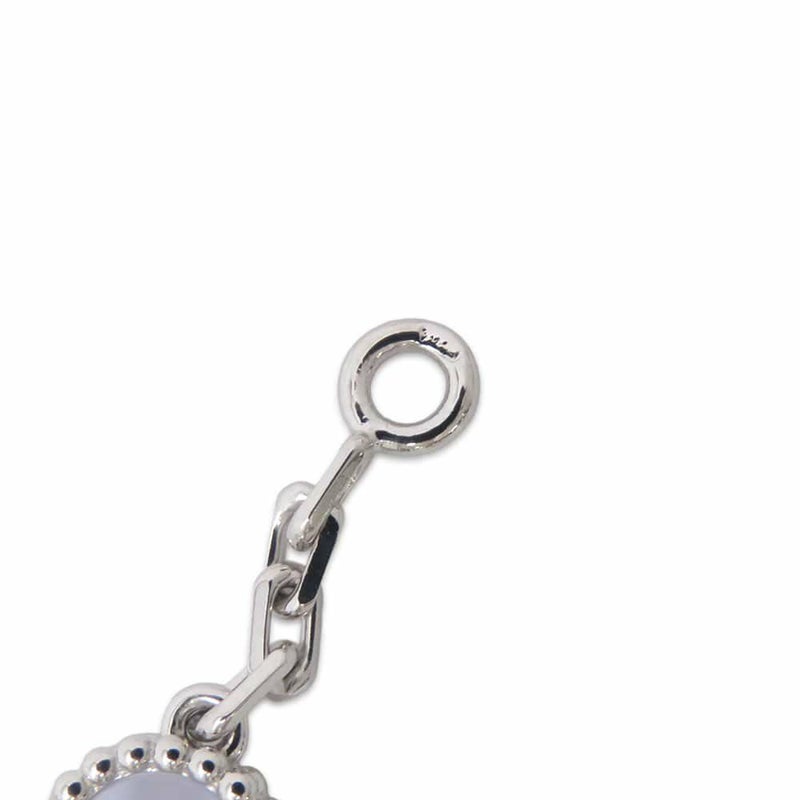 ヴァンクリーフ&アーペル ネックレス ヴィンテージ アルハンブラ ロングネックレス 20モチーフ カルセドニー K18WG VCARD80900