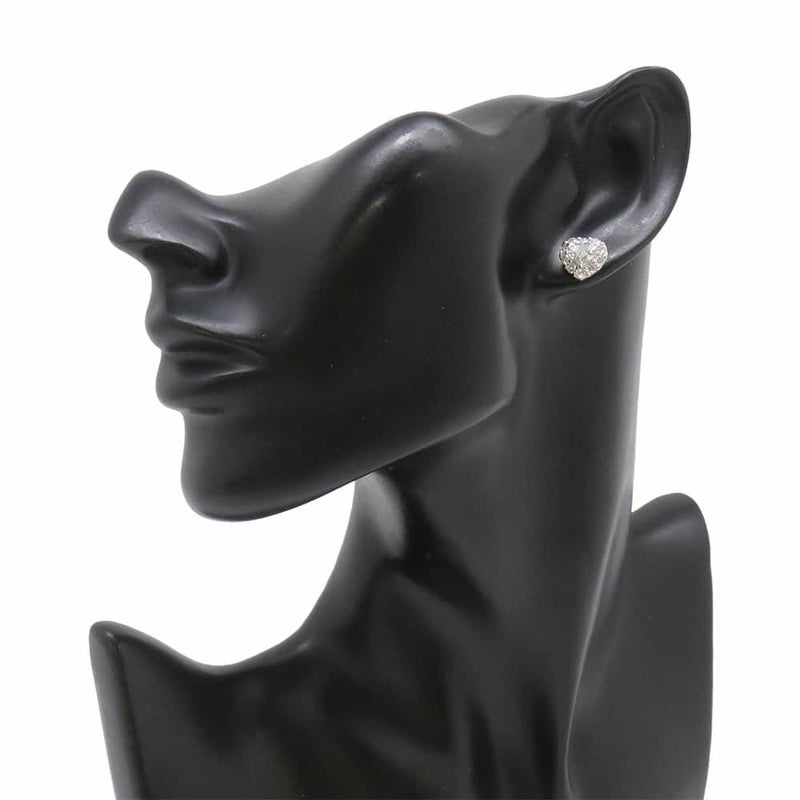 グラフ ピアス アイコン ハートシェイプ ダイヤモンド スタッドイヤリング ダイヤ 中石0.70ct/0.73ct K18WGホワイトゴールド GIA鑑定書付き