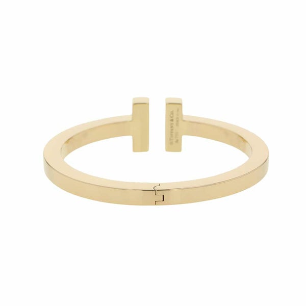 ティファニー ブレスレット Tスクエア パヴェ ダイヤモンド スモール ダイヤ 計0.74ct K18YGイエローゴールド 60153367